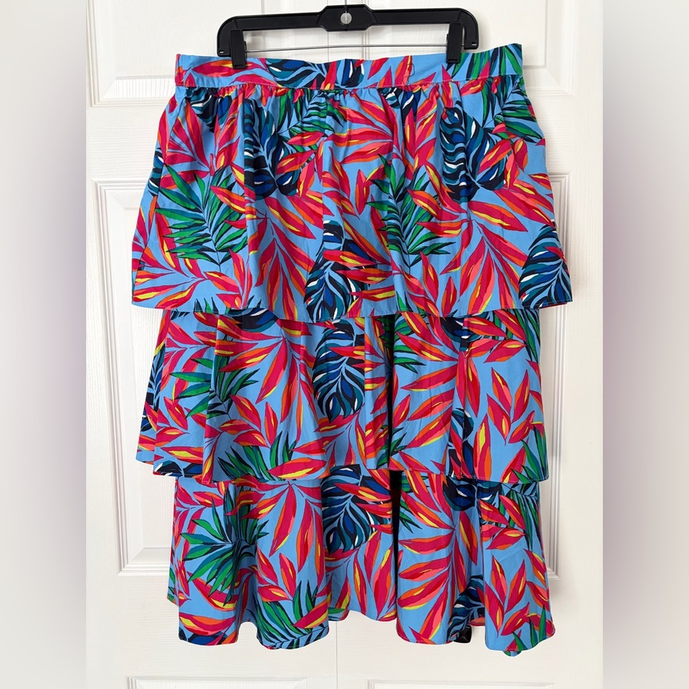 Tabitha Brown for Target Tropical Skirt Midi Summer size XL New with tags - Picture 4 of 12